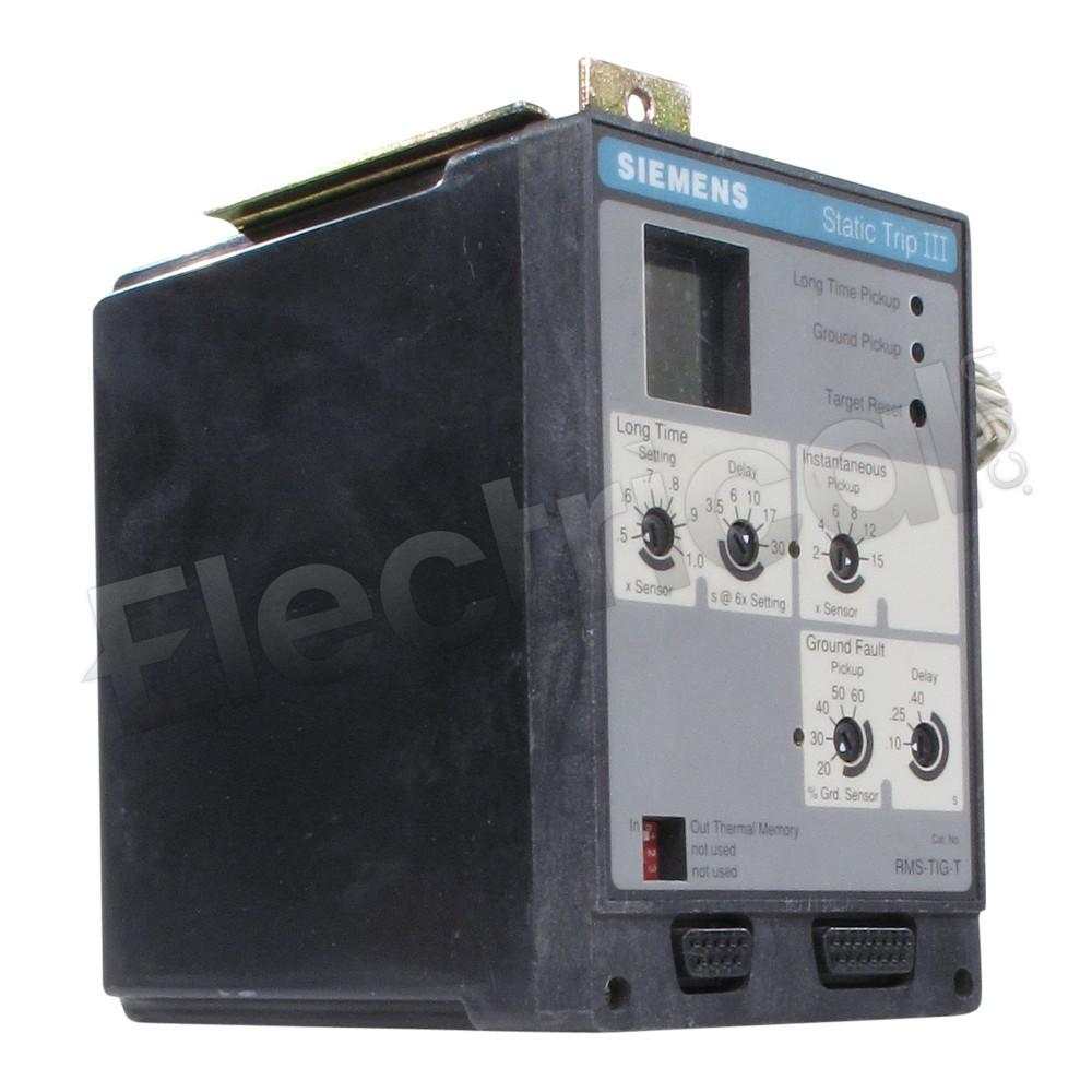 Siemens Trip Units And Programmers RMS-TIG-T