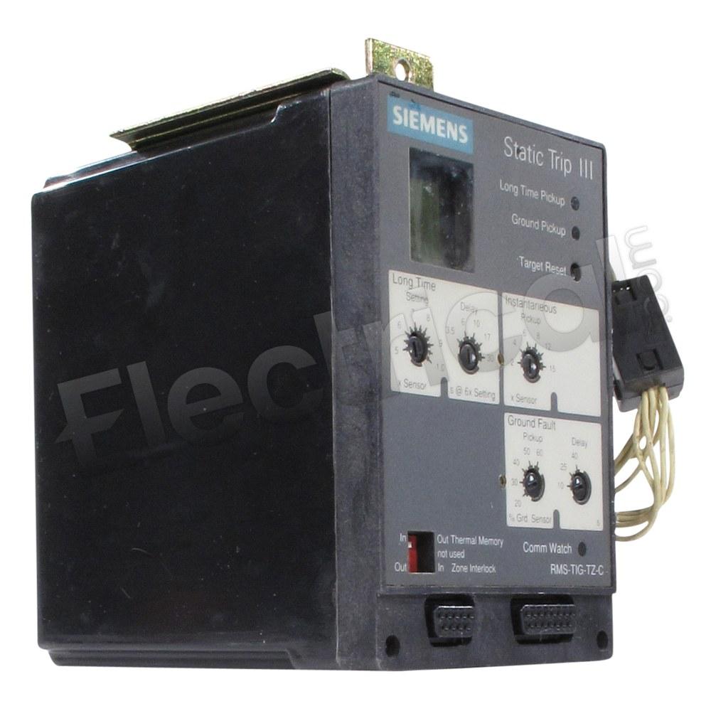 Siemens Trip Units And Programmers RMS-TIG-TZ-C