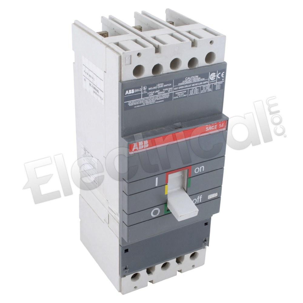 ABB Molded Case S4HD-3P-250A-NA