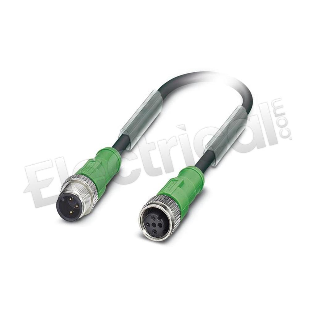 SAC-3P-M12MS/0,3-PUR/M12FS