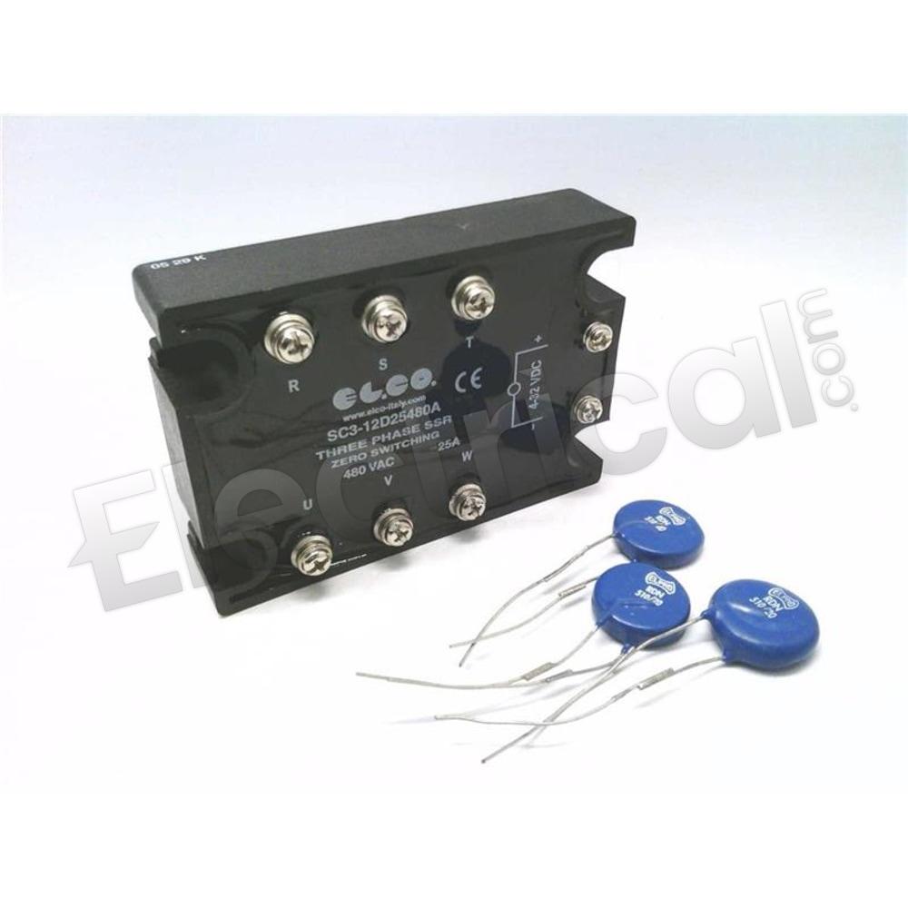 Elco Enterprises Overload Relay SC3-12D25480A