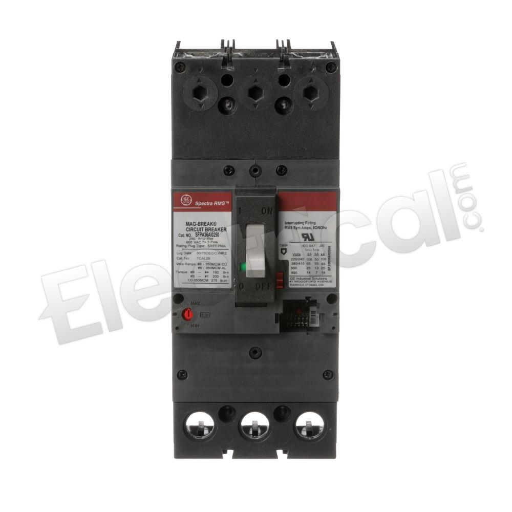General Electric Molded Case SFPA36AI250