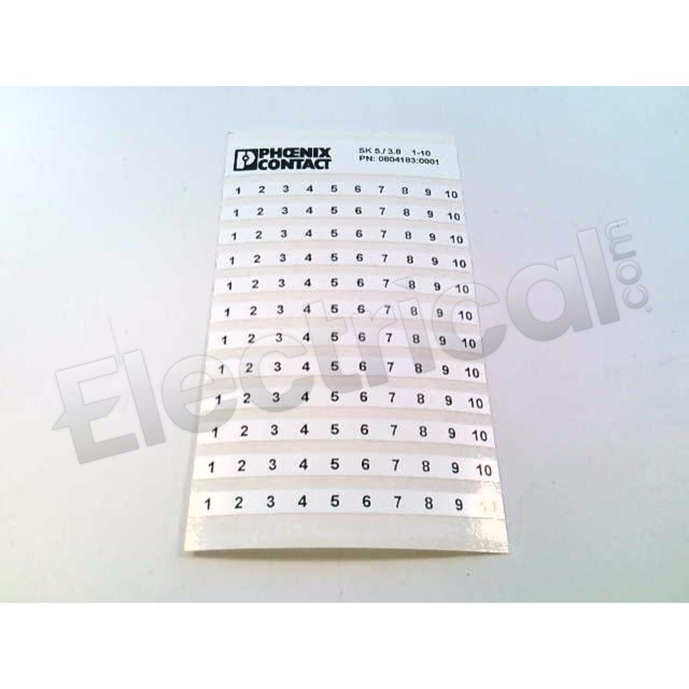 SK 5/3.8:FORTL.ZAHLEN 1-10 EACH