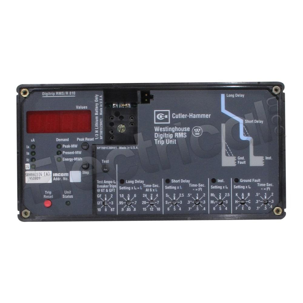 Cutler Hammer Trip Units And Programmers SRH86LSIG