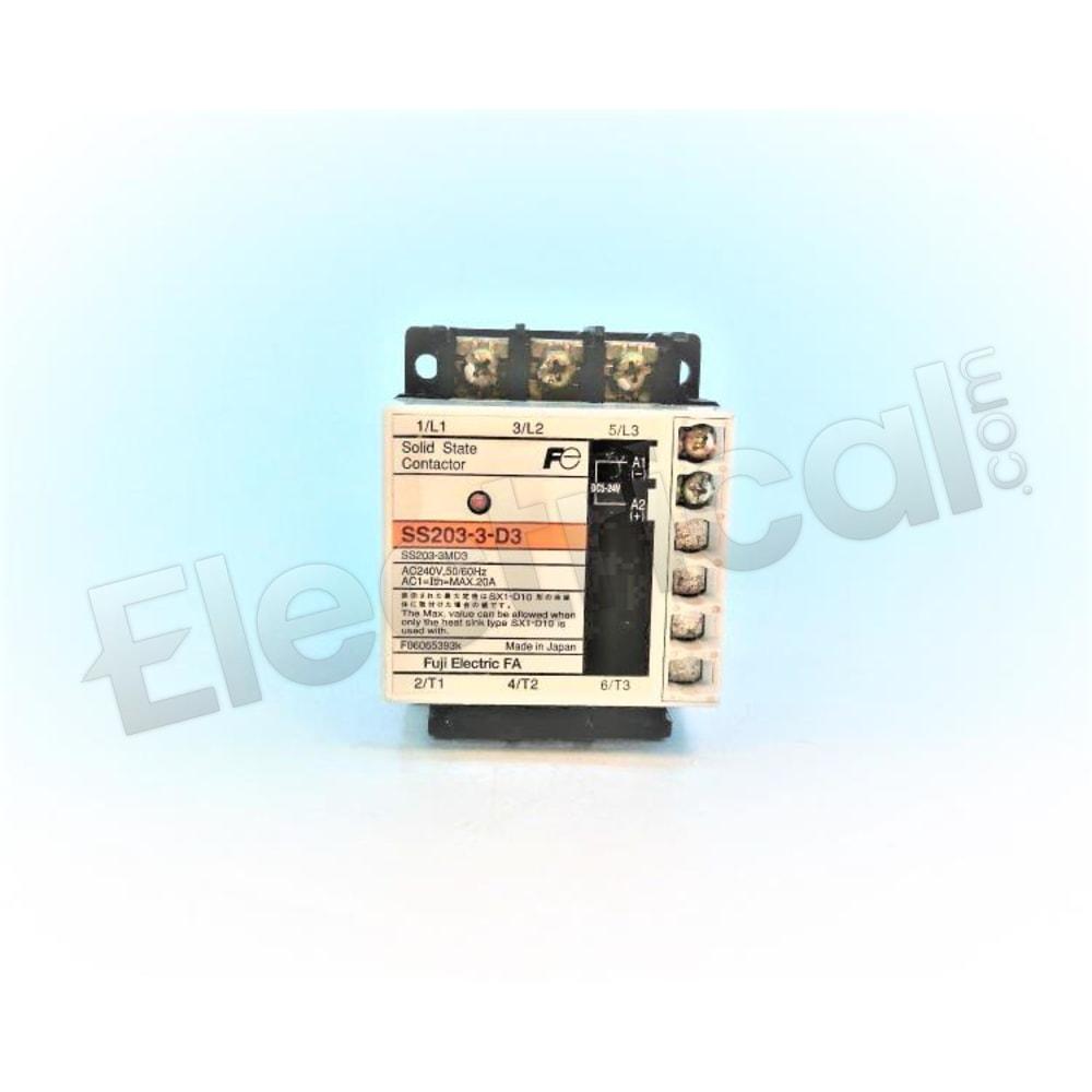 Fuji Electric Contactor SS203-3-D3