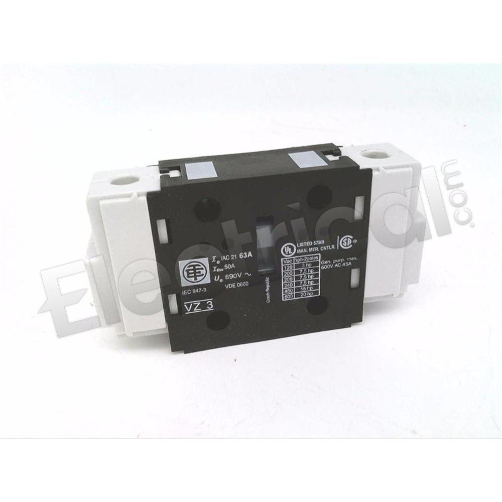 Schneider Electric Contactor And Motor Starter Auxiliary VZ3