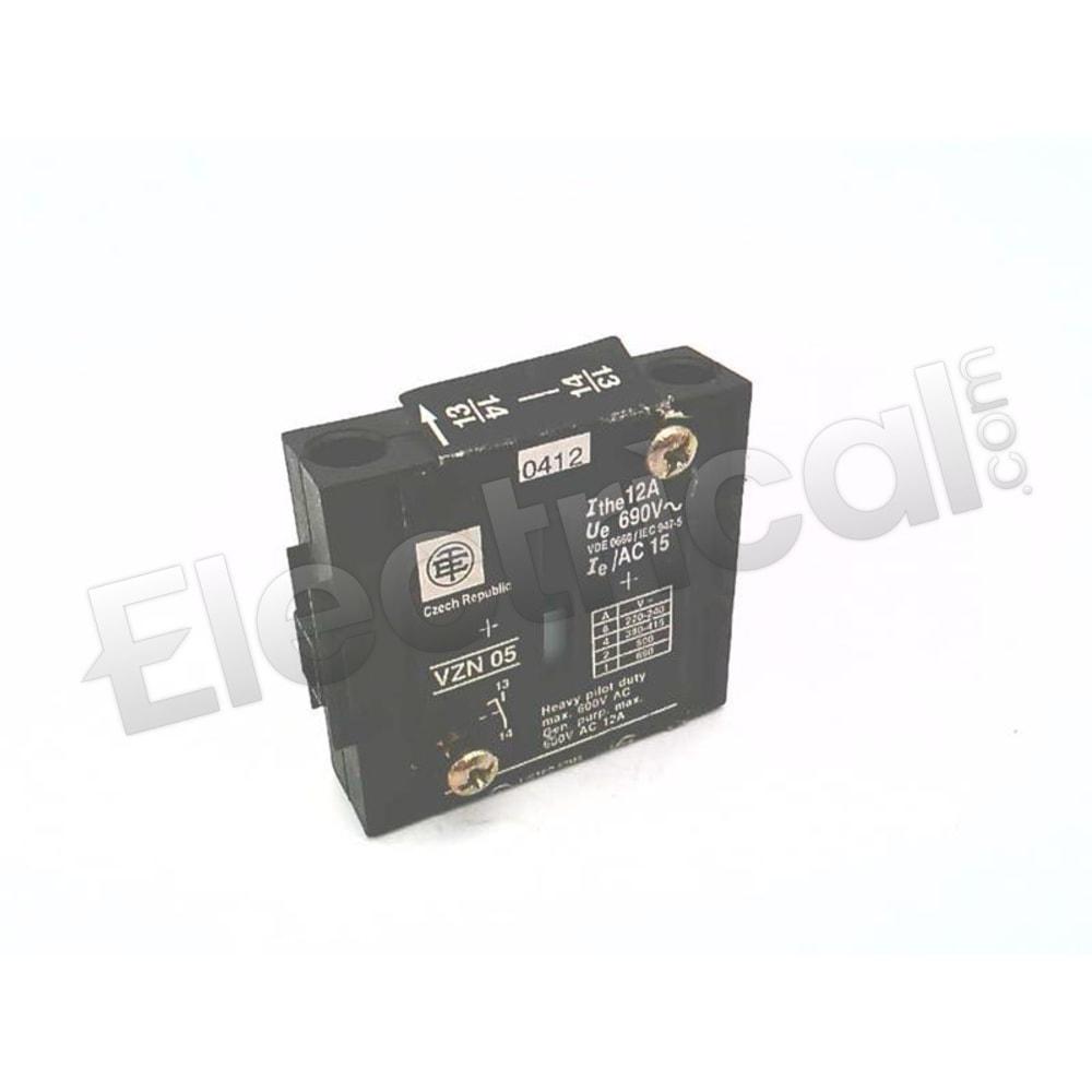 Schneider Electric Contactor And Motor Starter Auxiliary VZN05