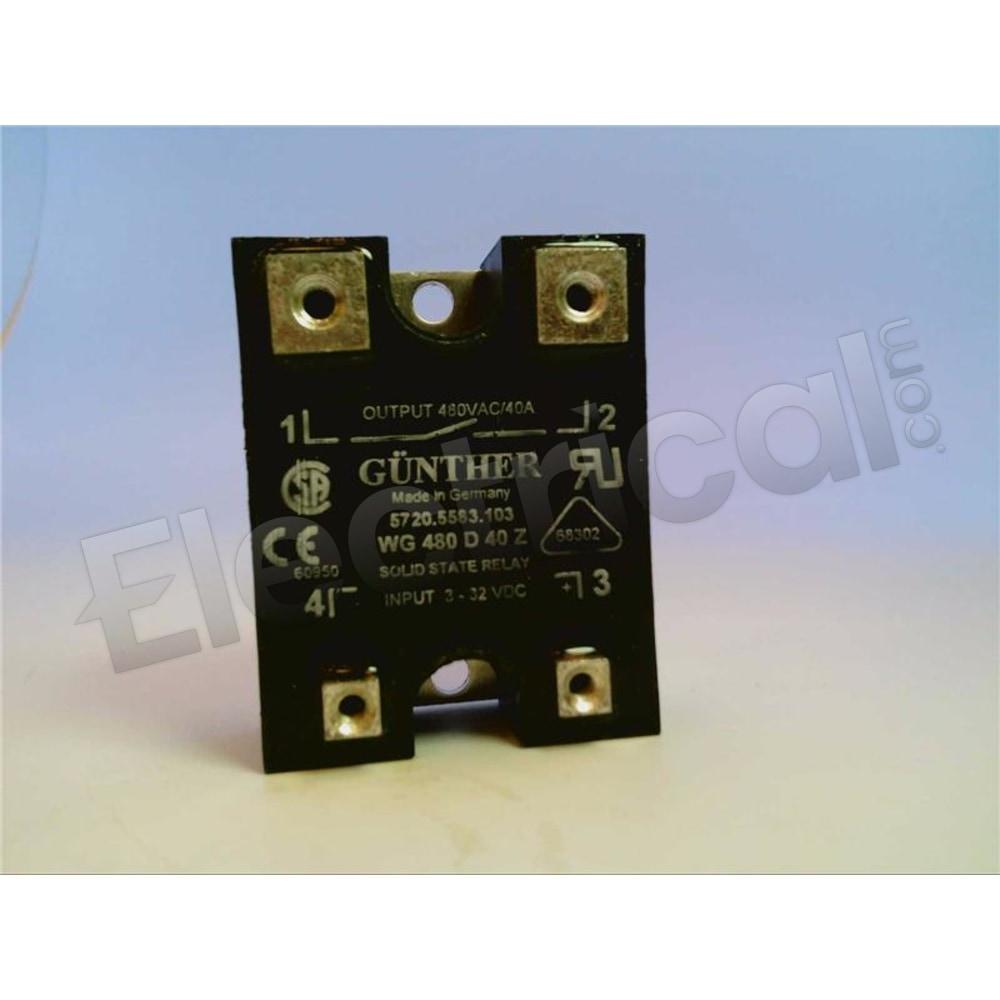 Gunther Overload Relay WG480D40Z