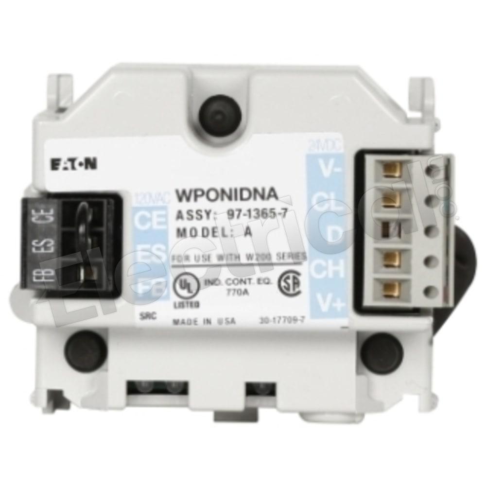 Cutler Hammer Motor Control Part And Accessory WPONIDNA