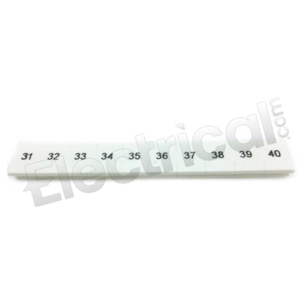 Phoenix Contact Part And Accessory ZB 6,6,LGS:FORTL.ZAHLEN 31-40