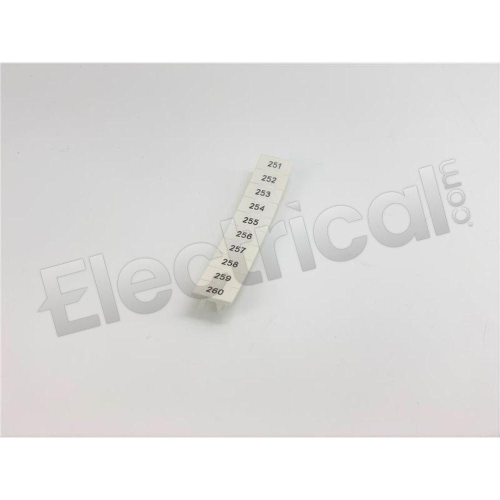 Phoenix Contact Part And Accessory ZB 6,QR:FORTL.ZAHLEN 251-260
