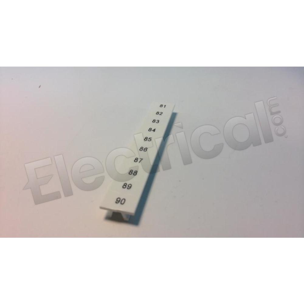 Phoenix Contact Part And Accessory ZB 6,QR:UNGERADE ZAHLEN 81-90