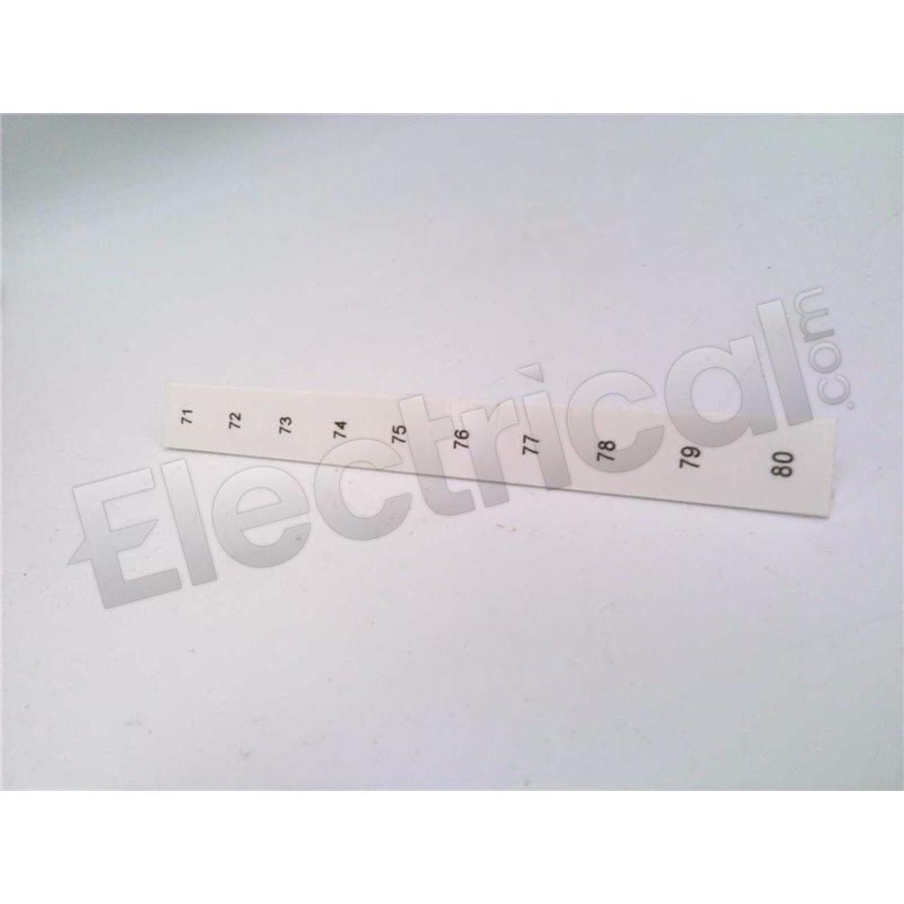 Phoenix Contact Part And Accessory ZB10,QR:FORTL.ZAHLEN 71-80
