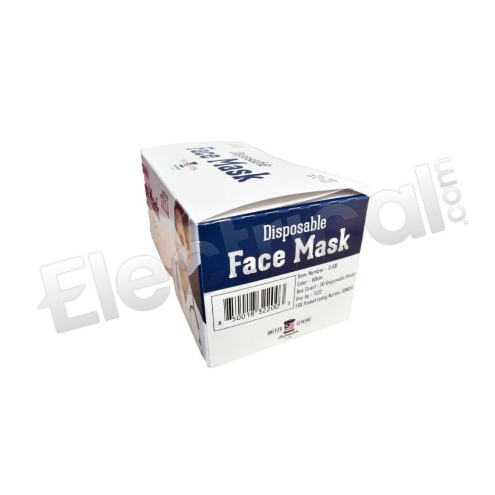 DISPOSABLE FACE MASK - 10 BOXES OF 50
