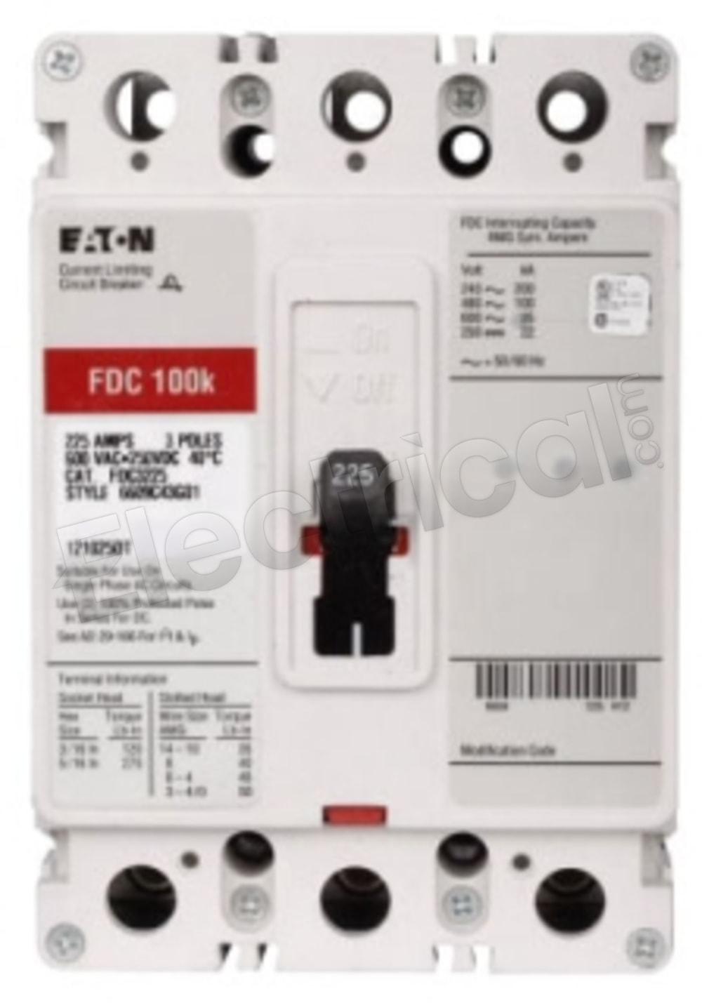 Cutler Hammer Molded Case FDC3100Q01