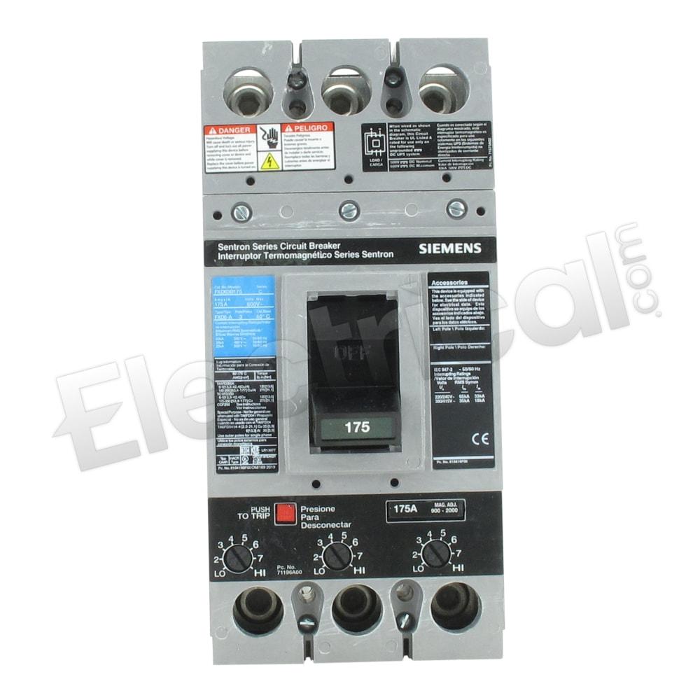 Siemens Molded Case FXD63B175L