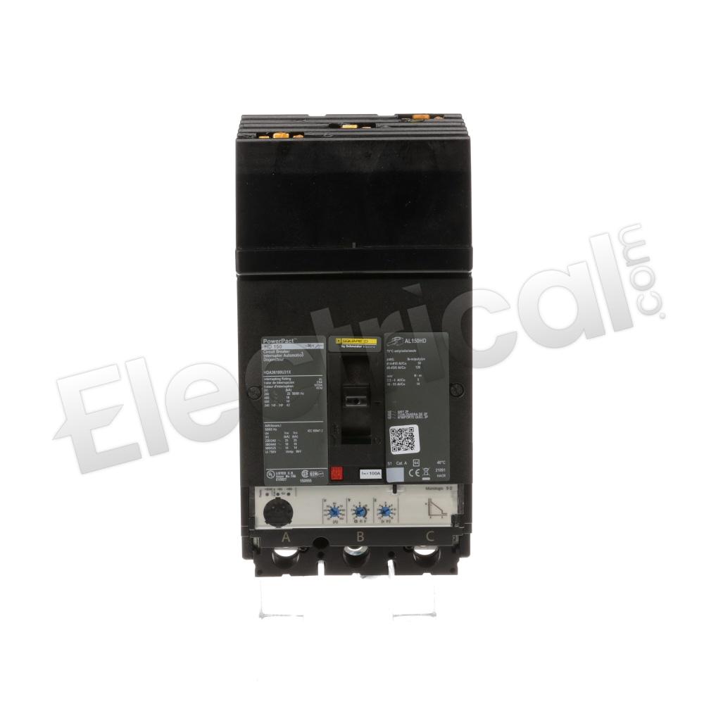 Square D Molded Case HDA36100U31X