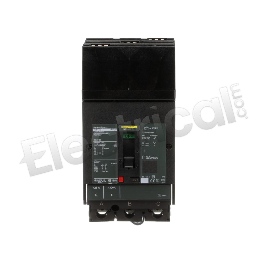 Square D Molded Case HDA36125
