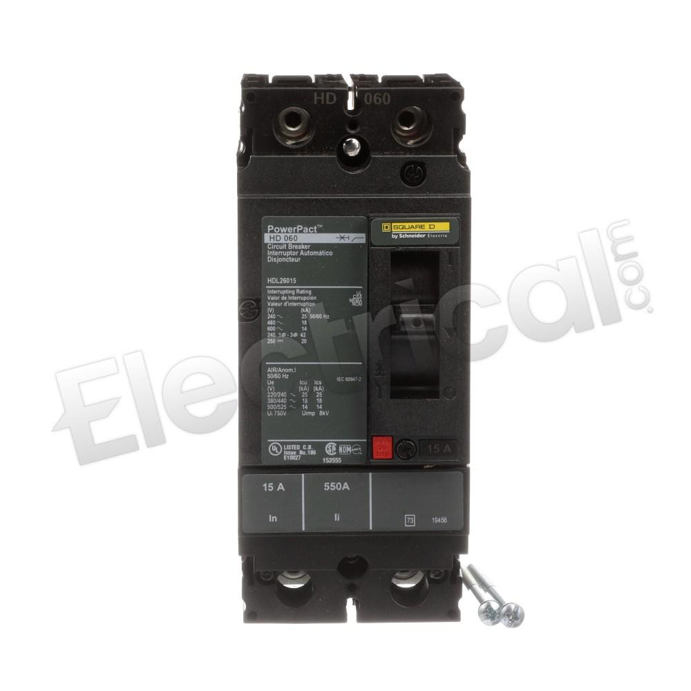 Square D Molded Case HDL26015AFBCSL