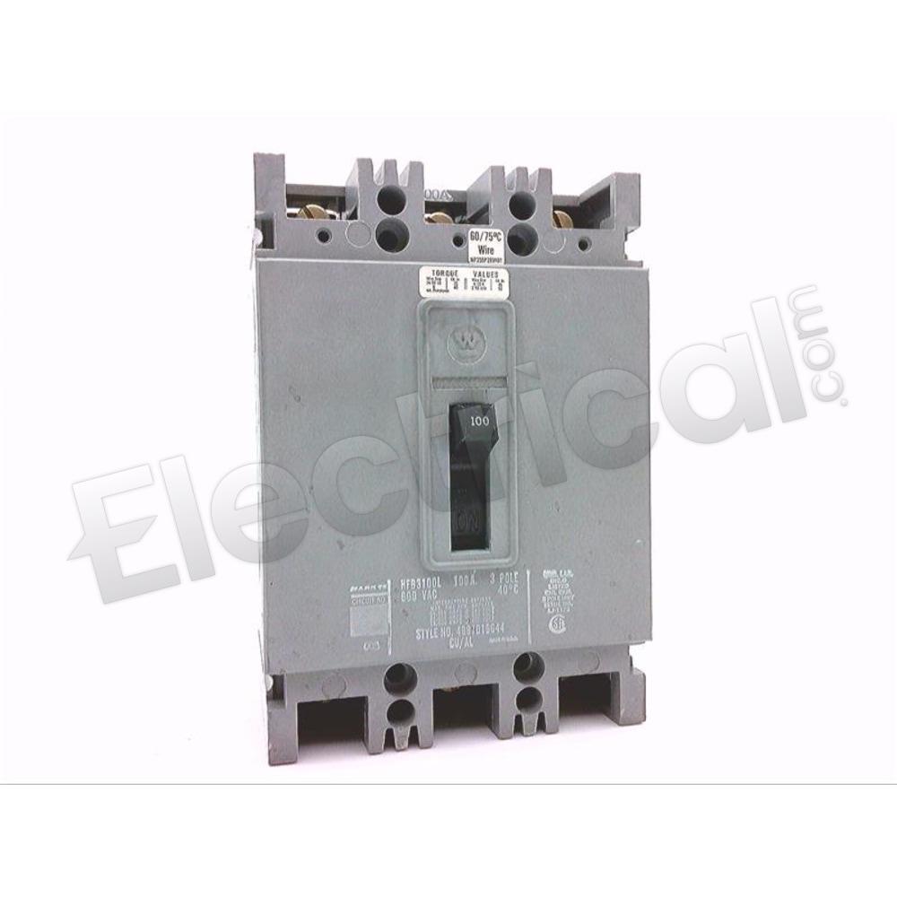 Cutler Hammer Molded Case HFB3100L