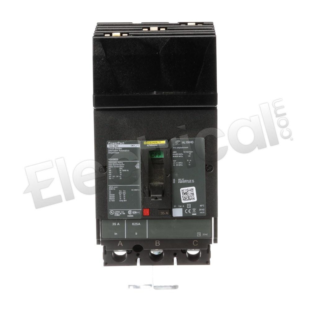 Square D Molded Case HGA36035AFSL