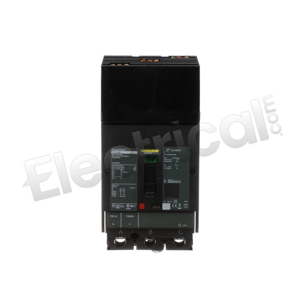 Square D Molded Case HGA36150AFSL