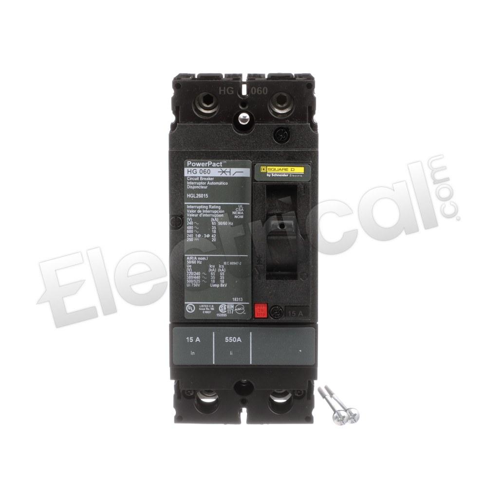 Square D Molded Case HGL26015AF