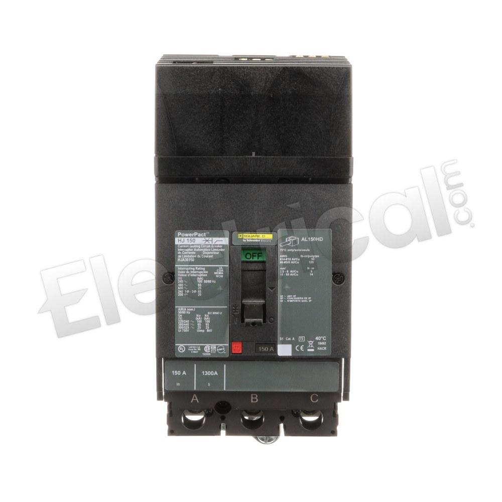 Square D Molded Case HDA36150AFSP