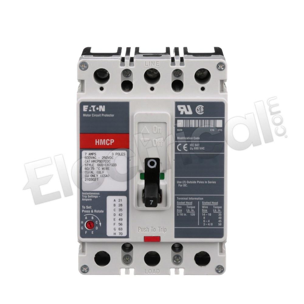 Eaton Molded Case HMCP007C0C