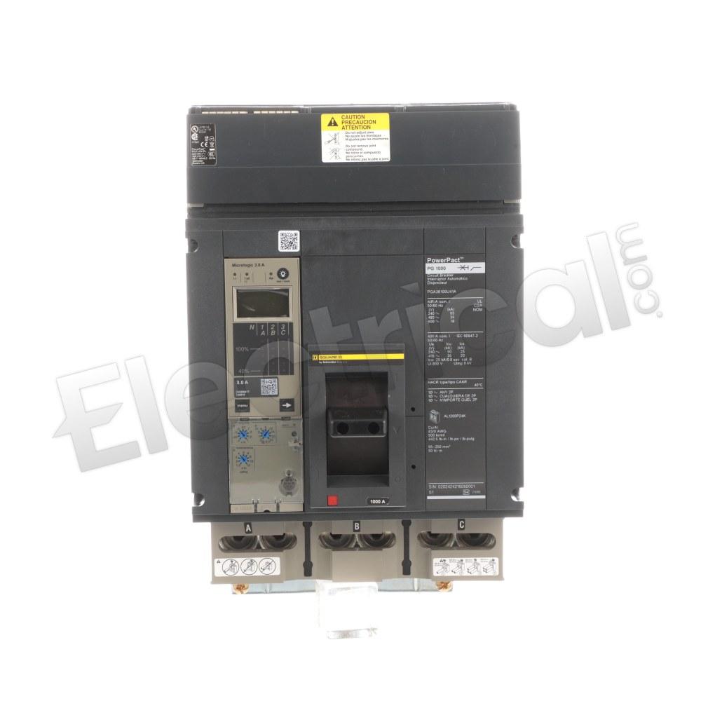 Square D Molded Case PGA36100U41ABC