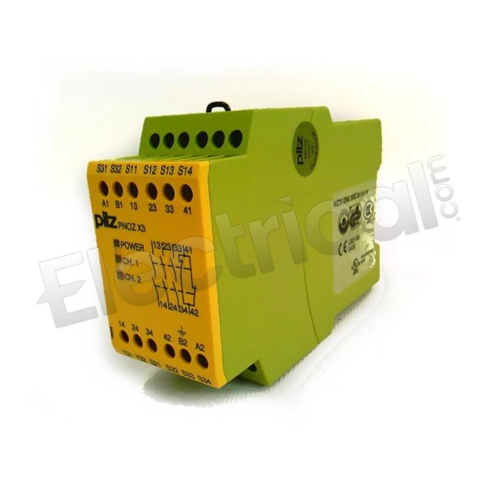 PNOZ X3 115VAC 24VDC 3N/O 1N/C 1SO