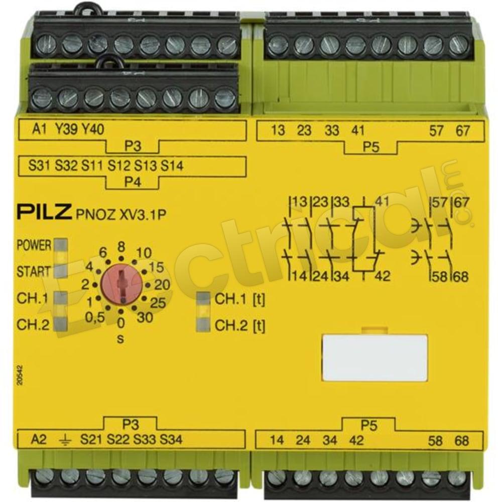PNOZ XV3.1P 30/24-240VACDC 3NO 1NC 2NO T