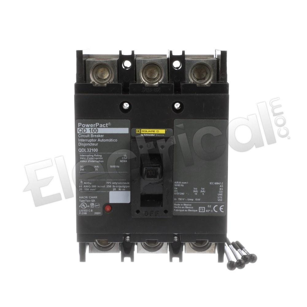 Schneider Electric Molded Case QDL32100YP