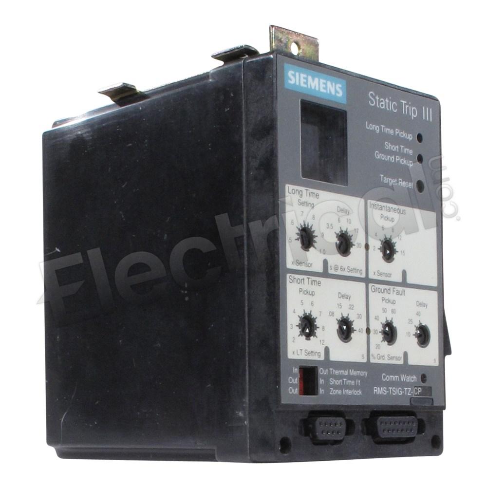 Siemens Trip Units And Programmers RMS-TSIG-TZ-CP