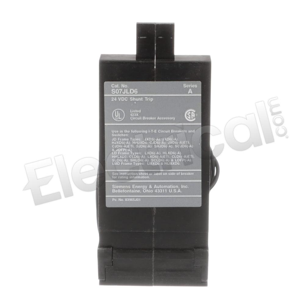 Siemens Shunt Trip S07JLD6
