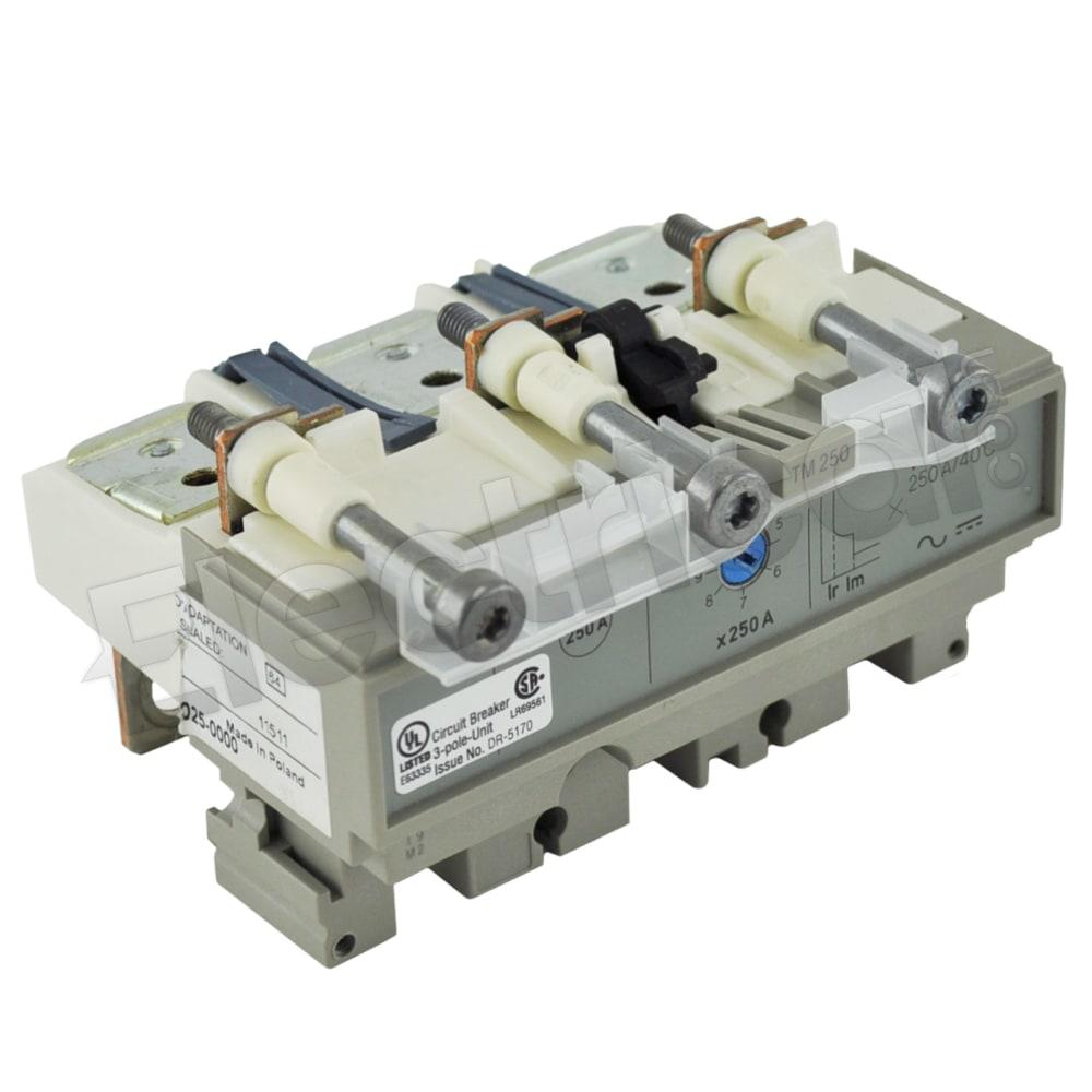 Merlin Gerin Trip Units And Programmers TM250G-3P