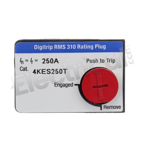 Cutler Hammer Rating Plug 4KES250T