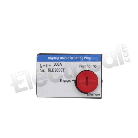 Cutler Hammer Rating Plug 6LES300T