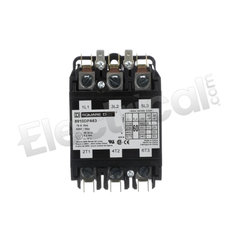 Square D Contactor 8910DPA63V09