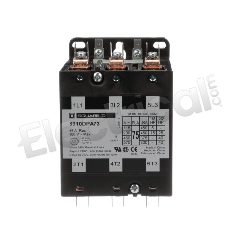 Square D Contactor 8910DPA73V09
