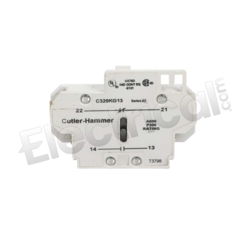 Cutler Hammer Contactor And Motor Starter Auxiliary C320KG13