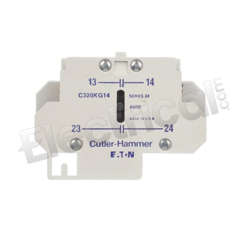 Cutler Hammer Contactor And Motor Starter Auxiliary C320KG14