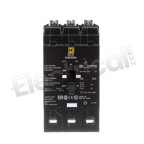 Square D Molded Case EGB34050