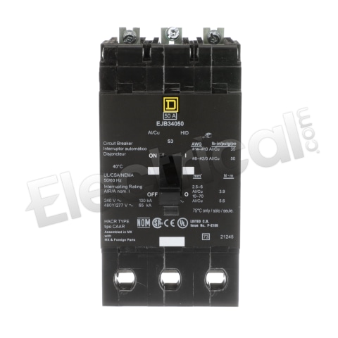 Schneider Electric Molded Case EJB34050AABA