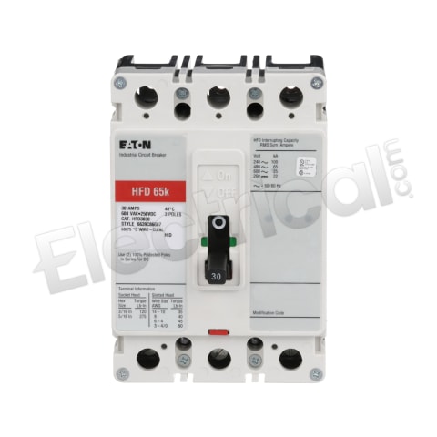 Eaton Molded Case HFD3030VWH09BP10