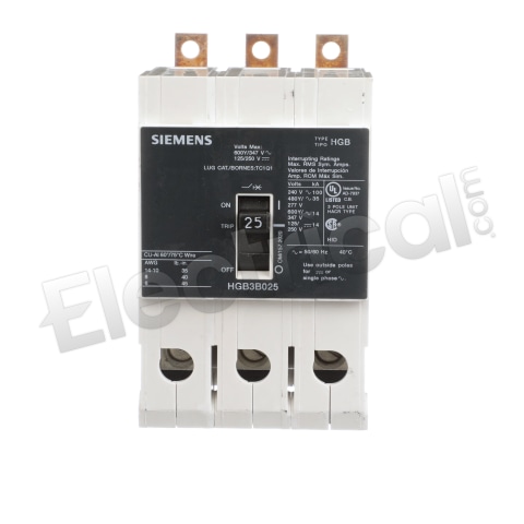 Siemens Molded Case HGB3B025B