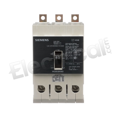 Siemens Molded Case HGB3B060B