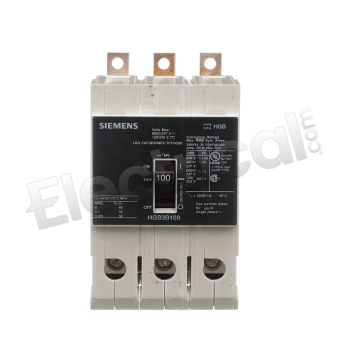 Siemens Molded Case HGB3B100B