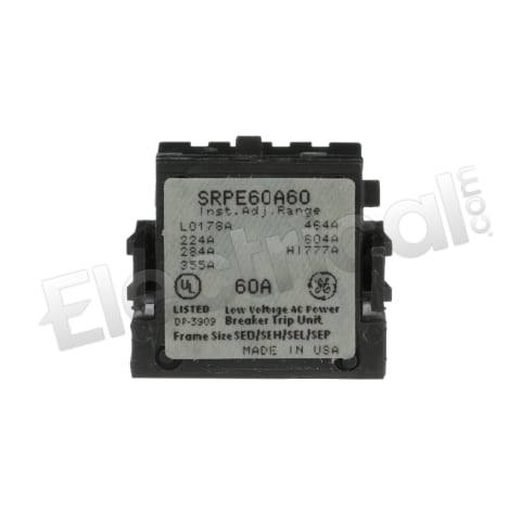 General Electric Rating Plug SRPE60A60