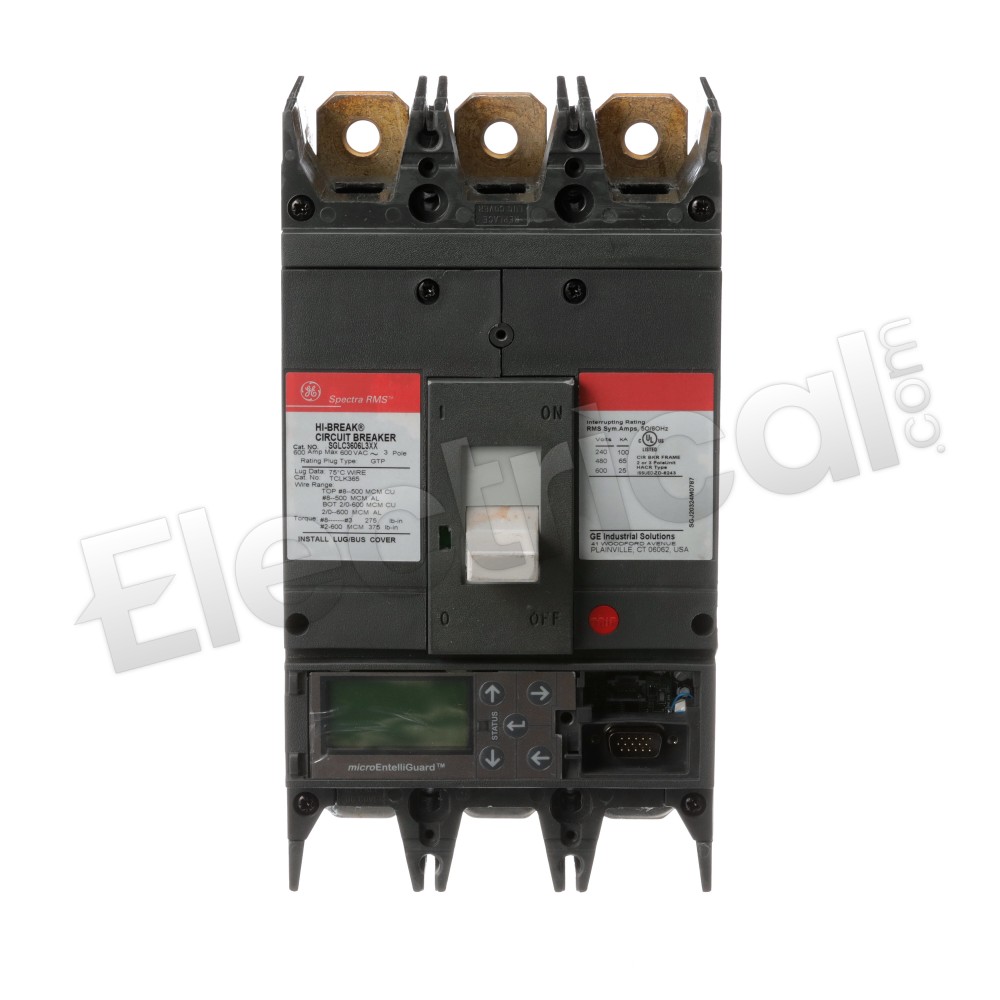 家電 ggggg SGLC3606L3XX General Electric 600A 3P Spectra Series Molded Case